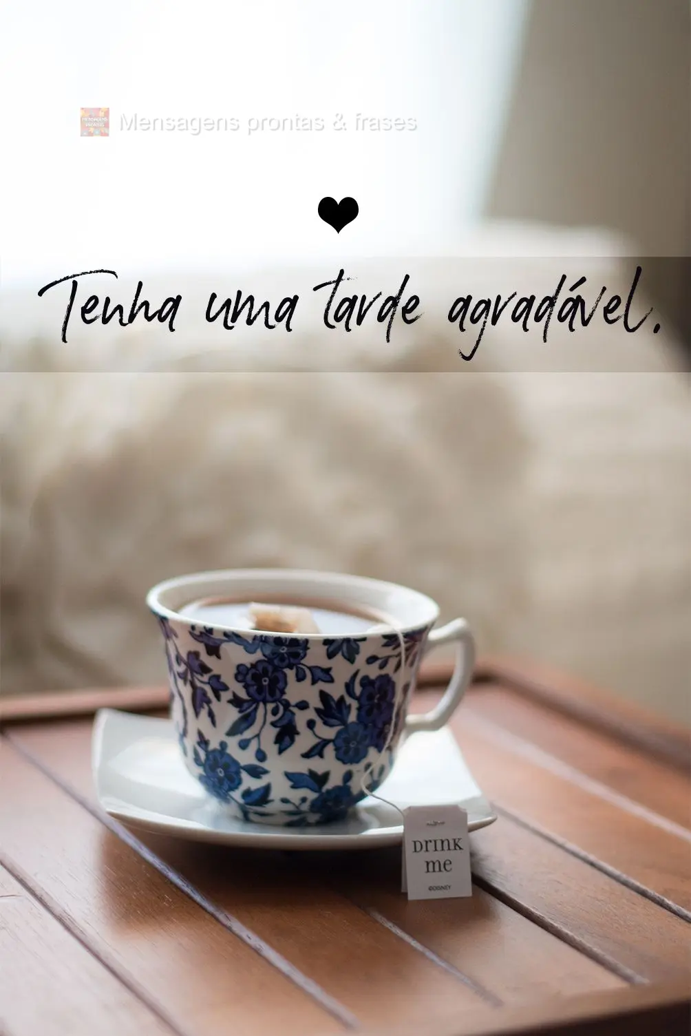 Tenha uma tarde agradável. 