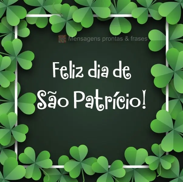Feliz dia de São Patrício!