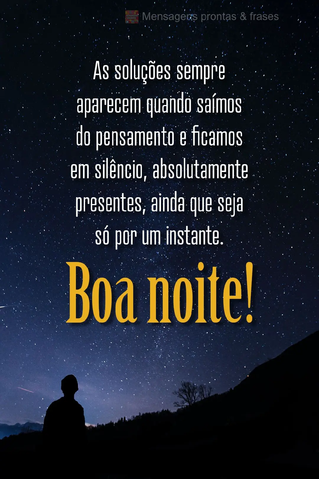 Que Deus em sua infinita sabedoria, continue te abençoando todos os dias de tua vida, é o mínimo que posso te desejar por hoje.  Boa noite!