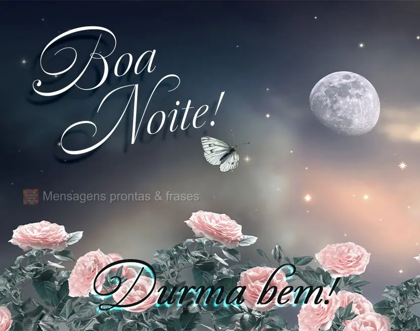 Boa noite! Durma bem!