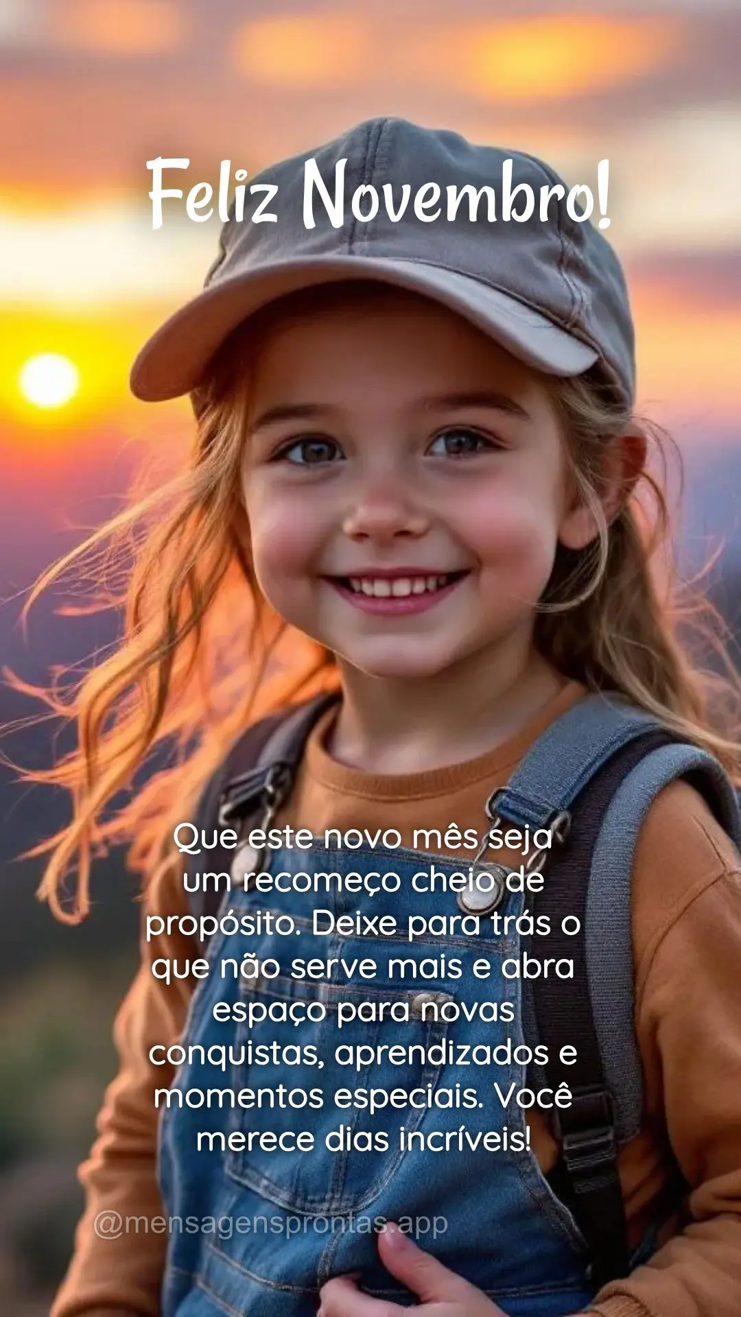 Que este novo mês seja um recomeço cheio de propósito. Deixe para trás o que não serve mais e abra espaço para novas conquistas, aprendizados e mom...