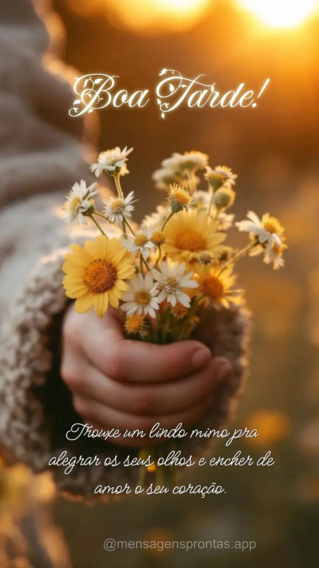 Trouxe um lindo mimo pra alegrar os seus olhos e encher de amor o seu coração. Boa Tarde!