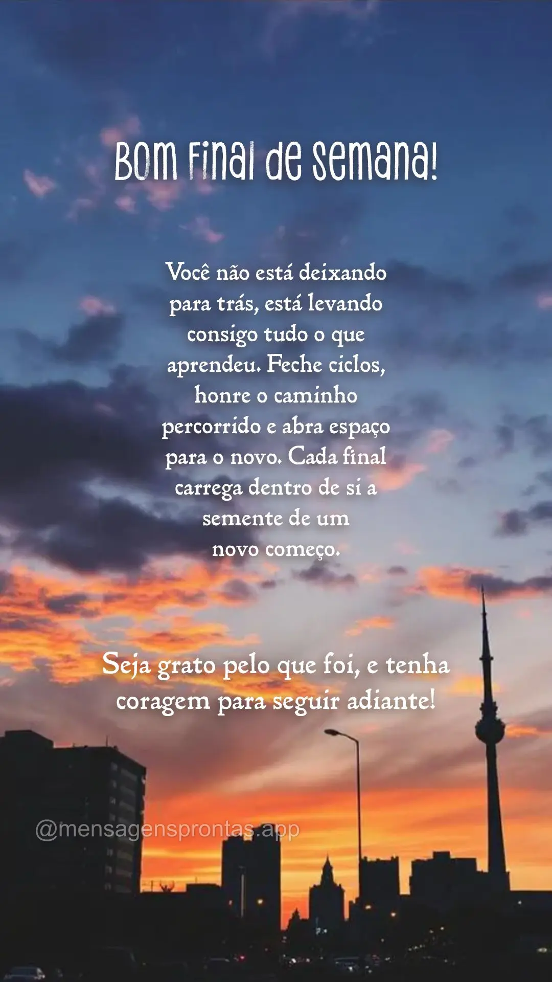 Você não está deixando para trás, está levando consigo tudo o que aprendeu. Feche ciclos, honre o caminho percorrido e abra espaço para o novo. Cad...